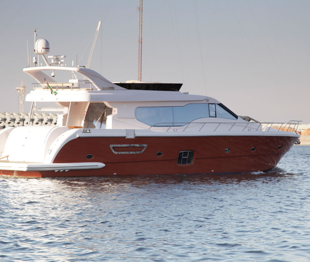 80ft Dubai Marine Orange