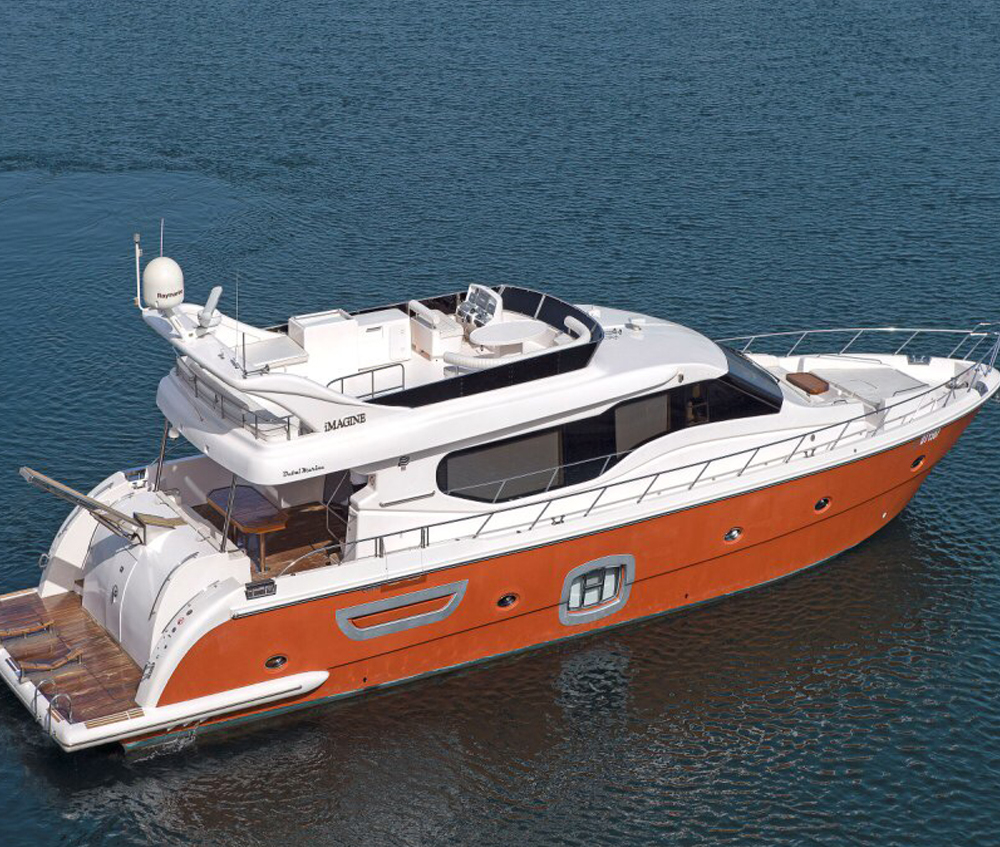 80ft Dubai Marine Orange