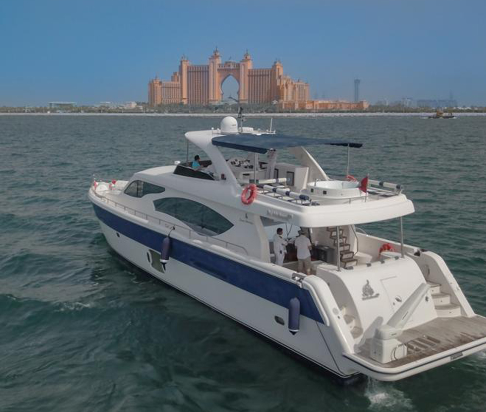 85ft Dubai Marine Blue