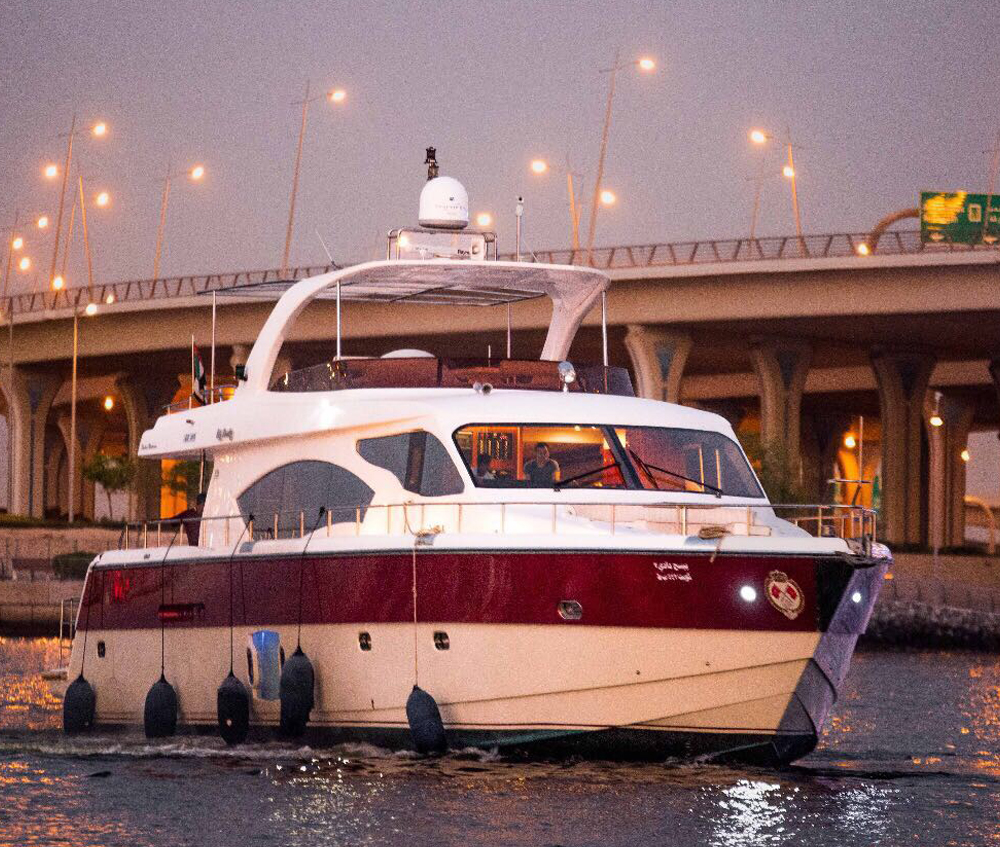 80ft Dubai Marine Orange